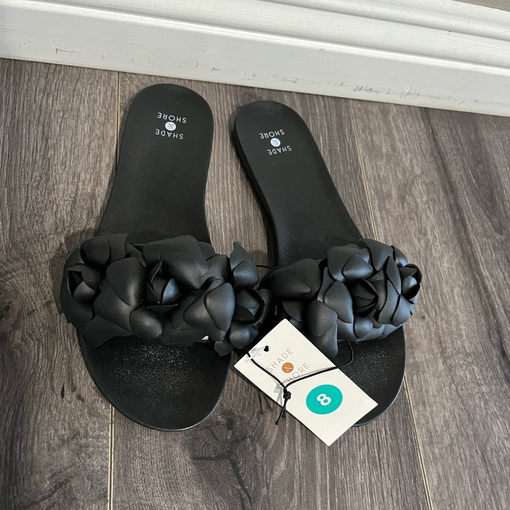 Women’s Jelly Sandals.   size. 8.   color black - Picture 7 of 7